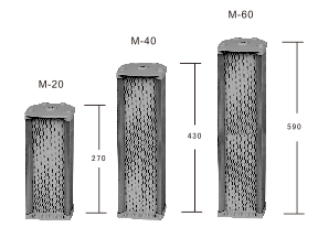 M系列 小型全天候鋁合金音柱